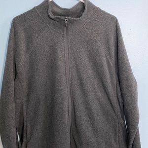 Grey Fleece Zipup